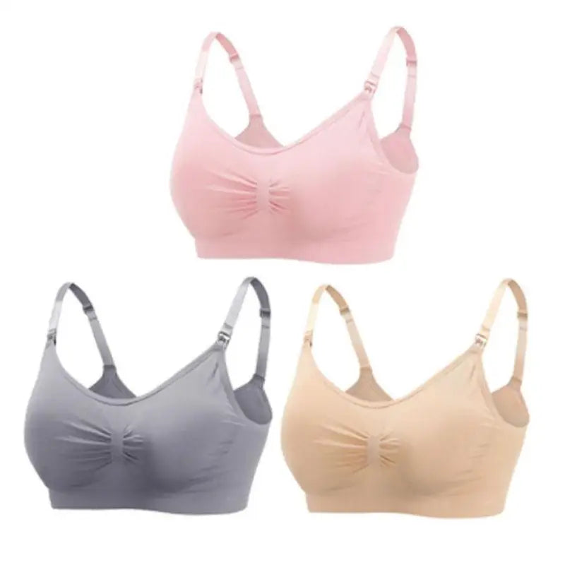 MumSoft™ Seamless Maternity Bra (3‑Pack)