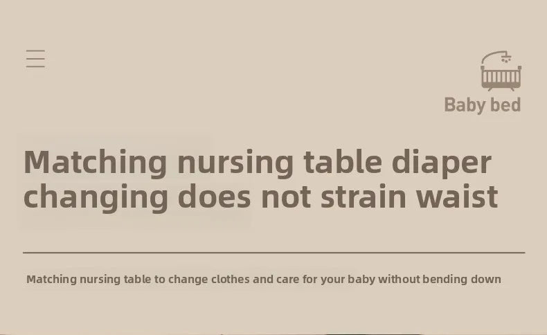 CalmCradle™ Rocking Bedside Cot