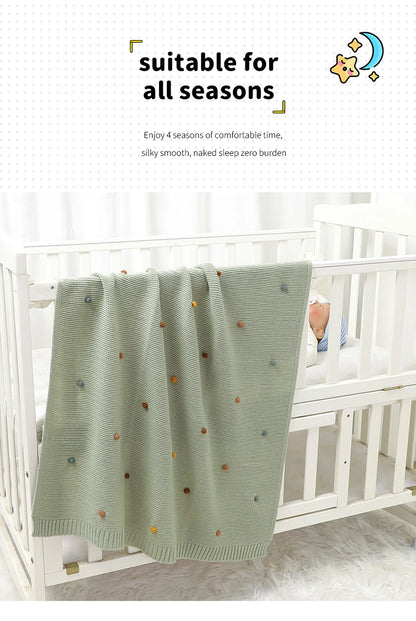 Knit Baby Blanket (90x70cm)
