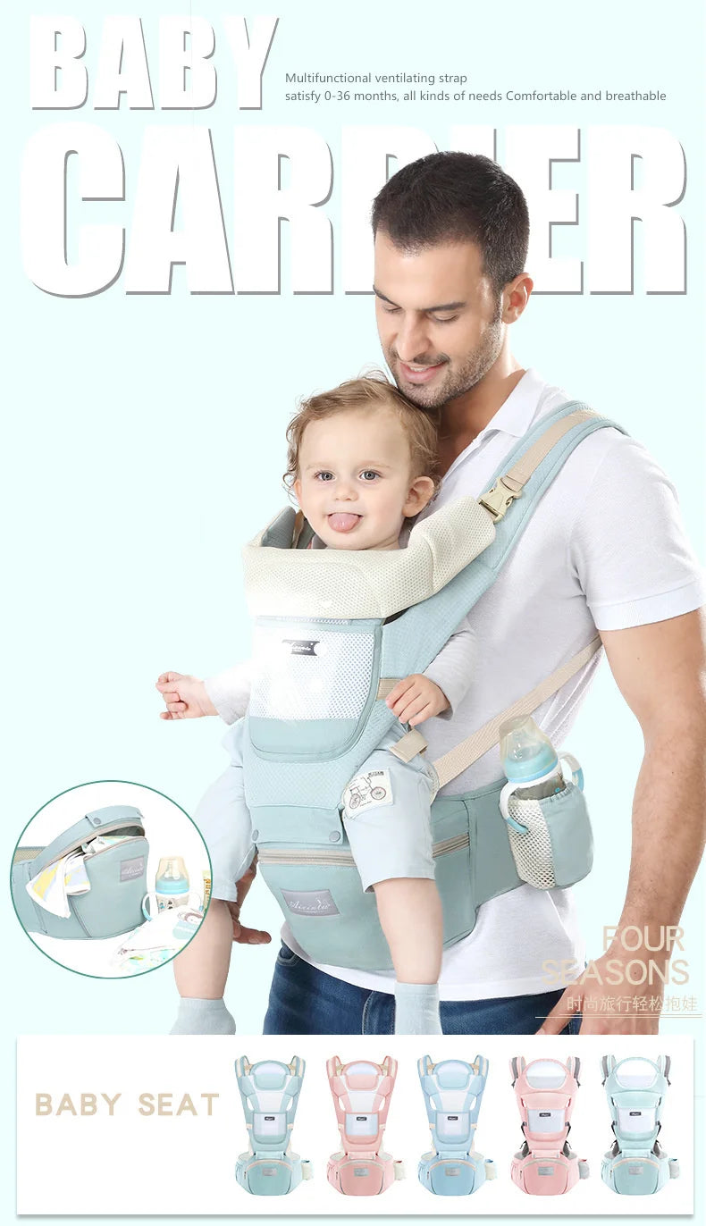 ErgoNest™ Waist‑Support Baby Carrier
