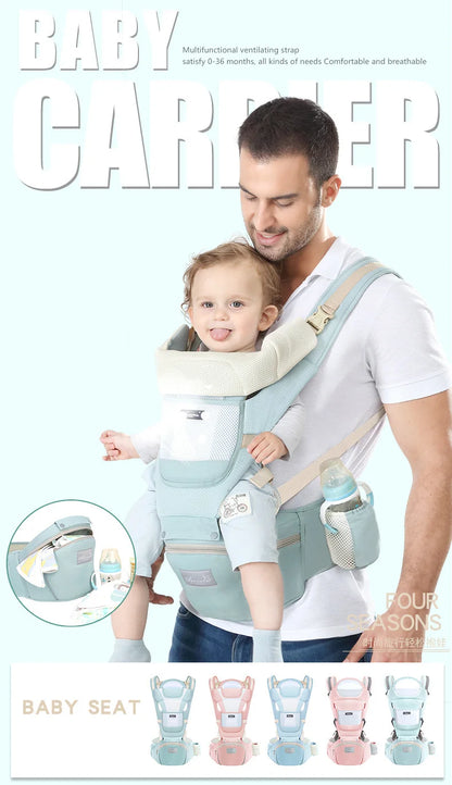 ErgoNest™ Waist‑Support Baby Carrier