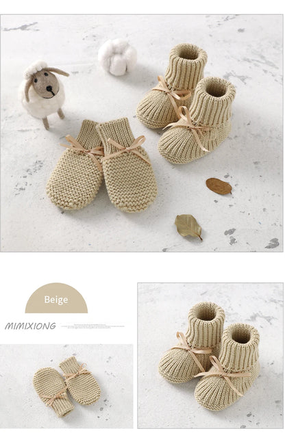 Knitted Newborn Baby Shoes