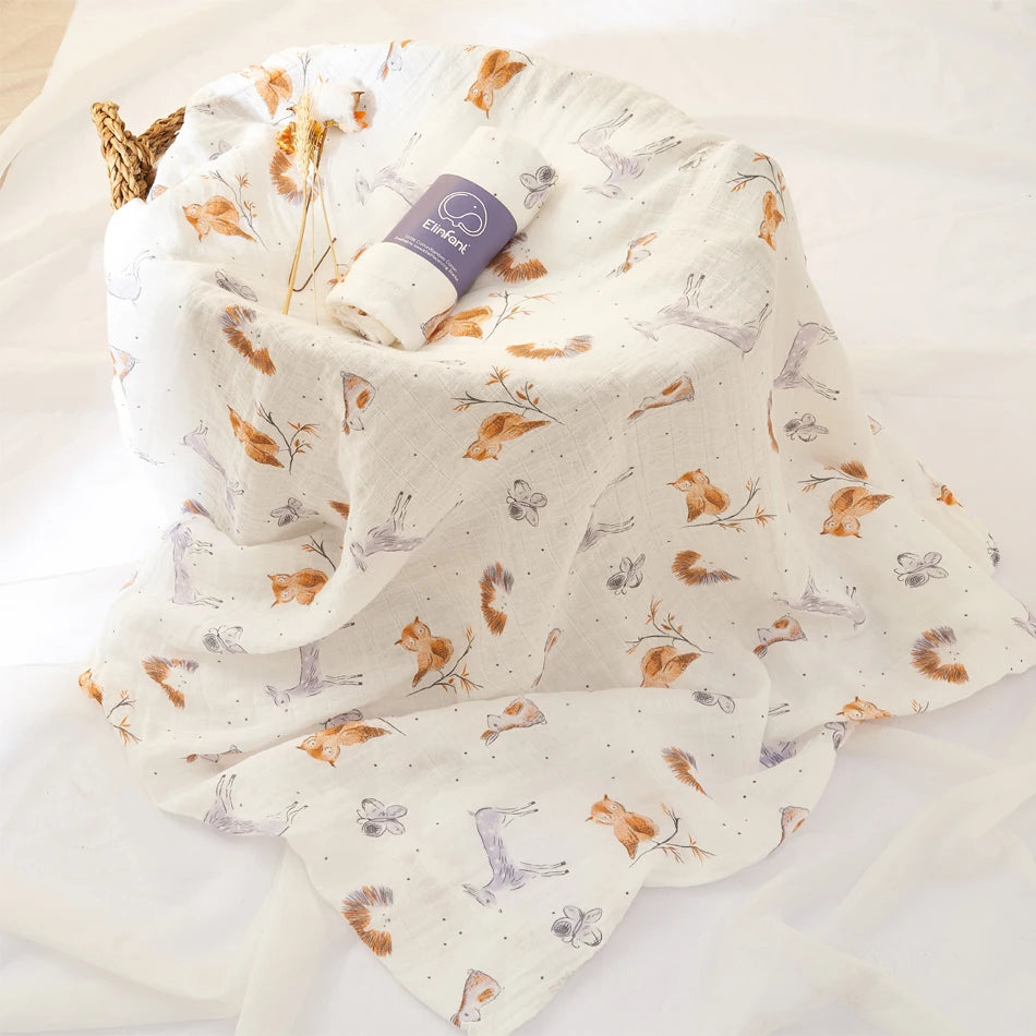 Cotton Muslin Swaddle Blanket