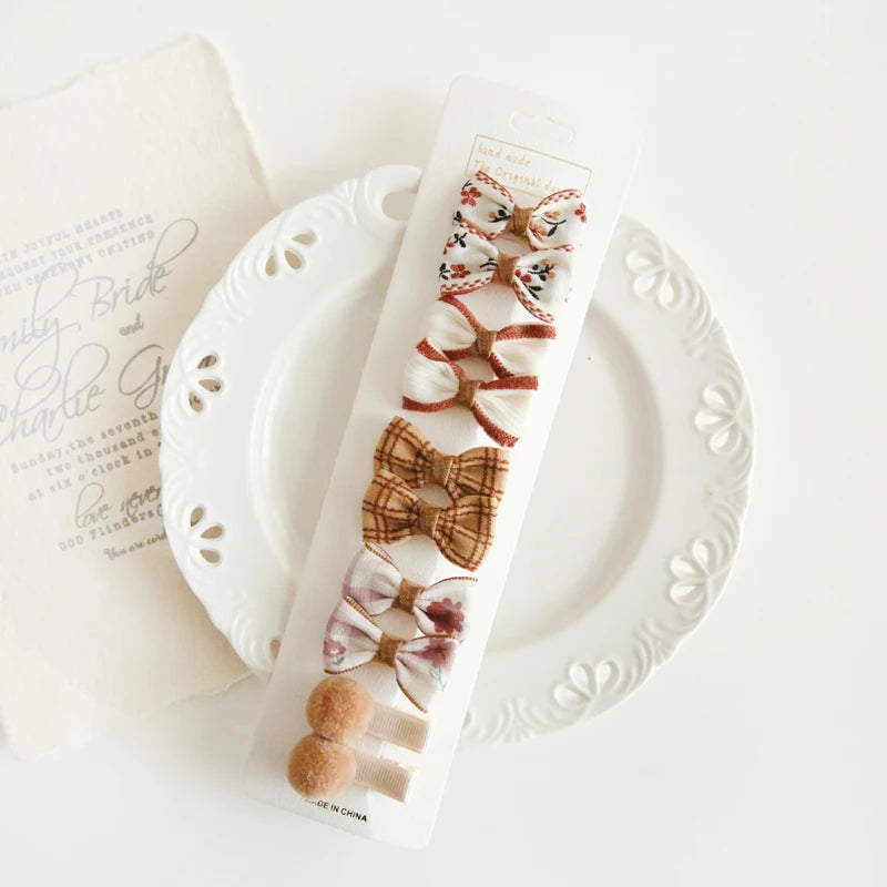 Baby Bow Scrunchie Set