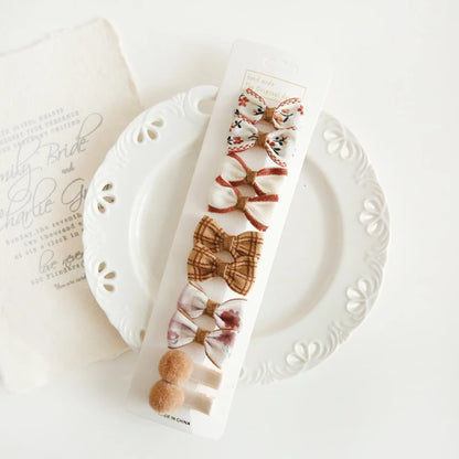 Baby Bow Scrunchie Set