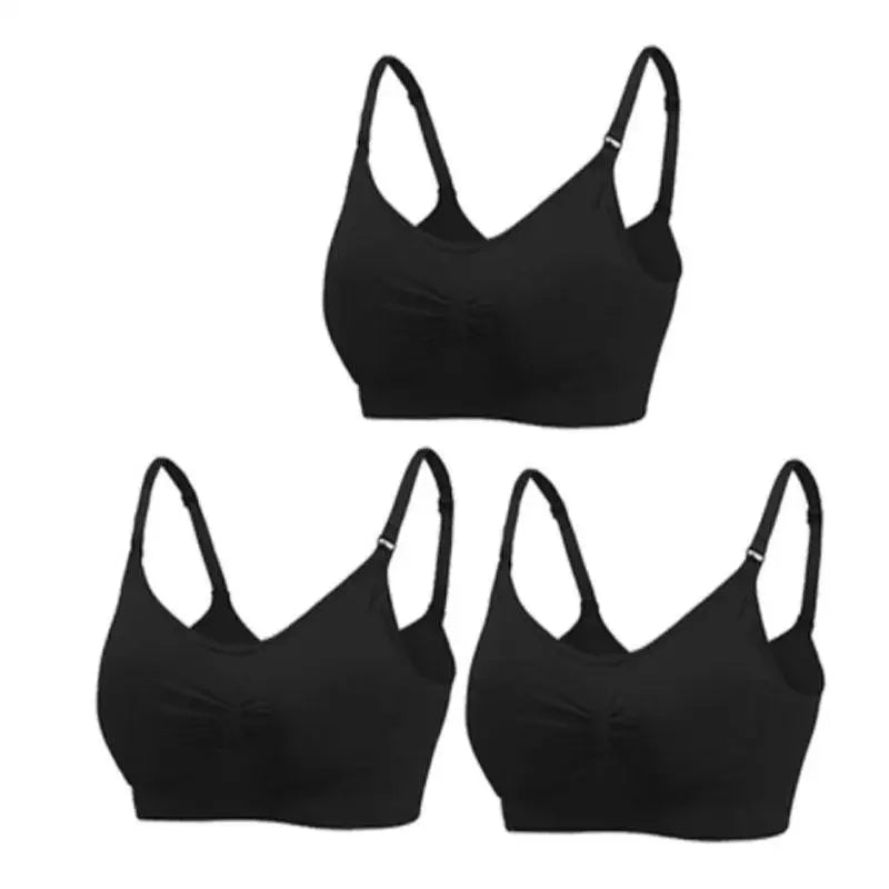 MumSoft™ Seamless Maternity Bra (3‑Pack)