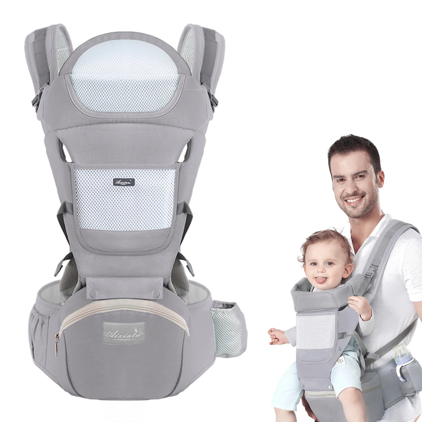 ErgoNest™ Waist‑Support Baby Carrier