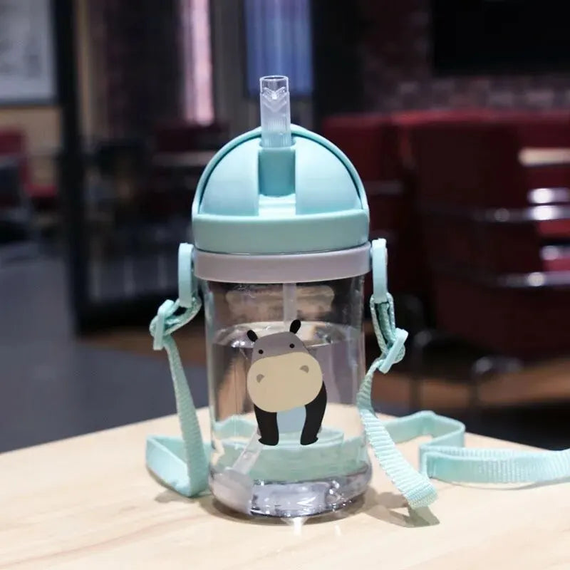 SipBuddy™ Leak‑Proof Straw Bottle (350ml)