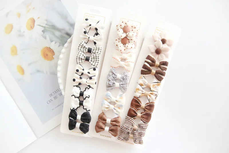 Baby Bow Scrunchie Set