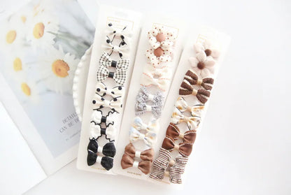 Baby Bow Scrunchie Set