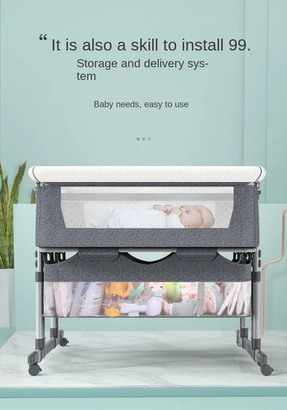 NestEase™ Dual-Level Bedside Cot