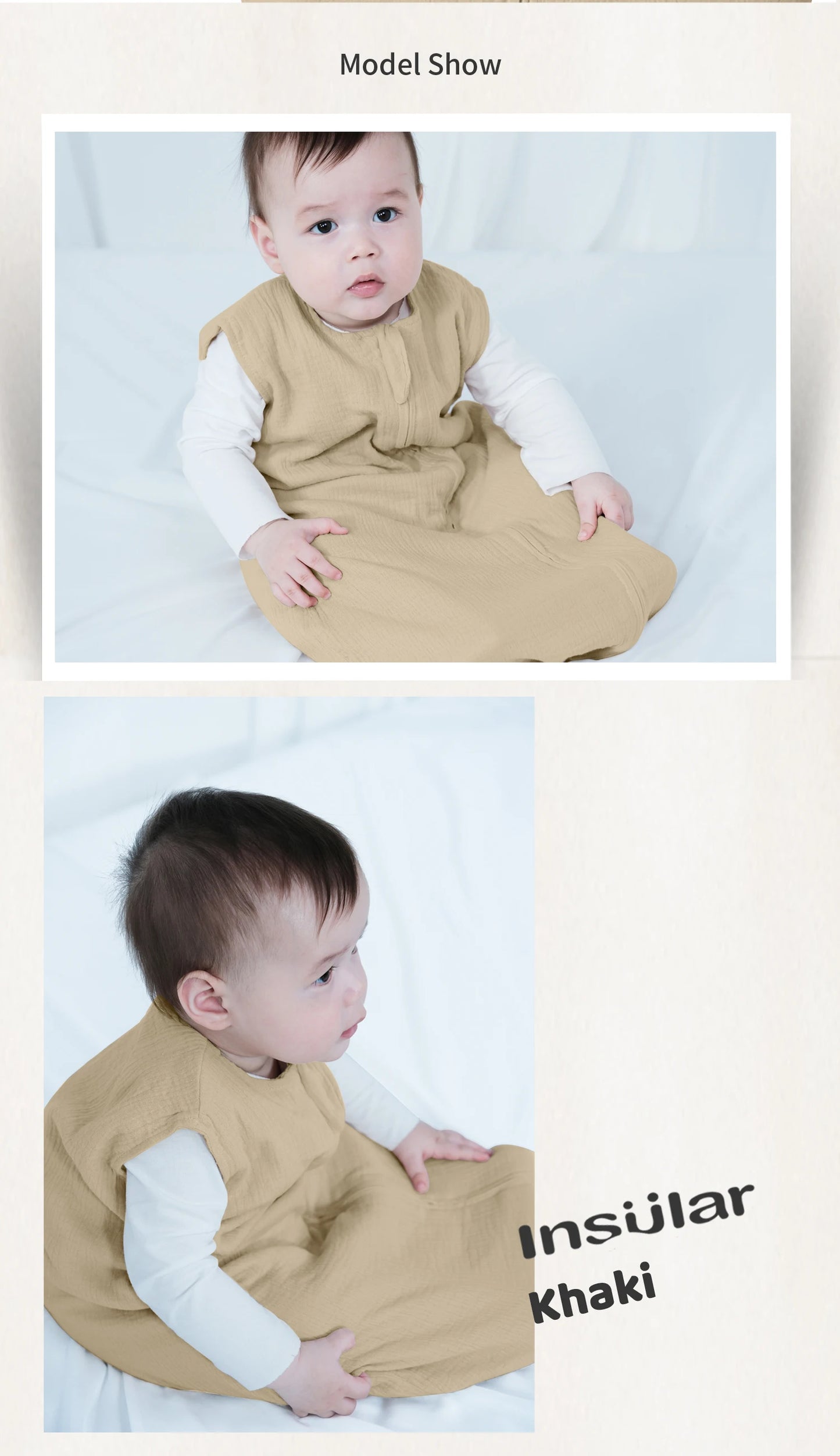 Newborn Muslin Cotton Sleeping Bag