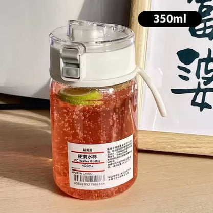 Portable Transparent Kawaii Water Bottle