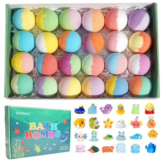🎁 “Magic Bath Bomb Box – 24 Surprises of Fun!” 🛁✨
