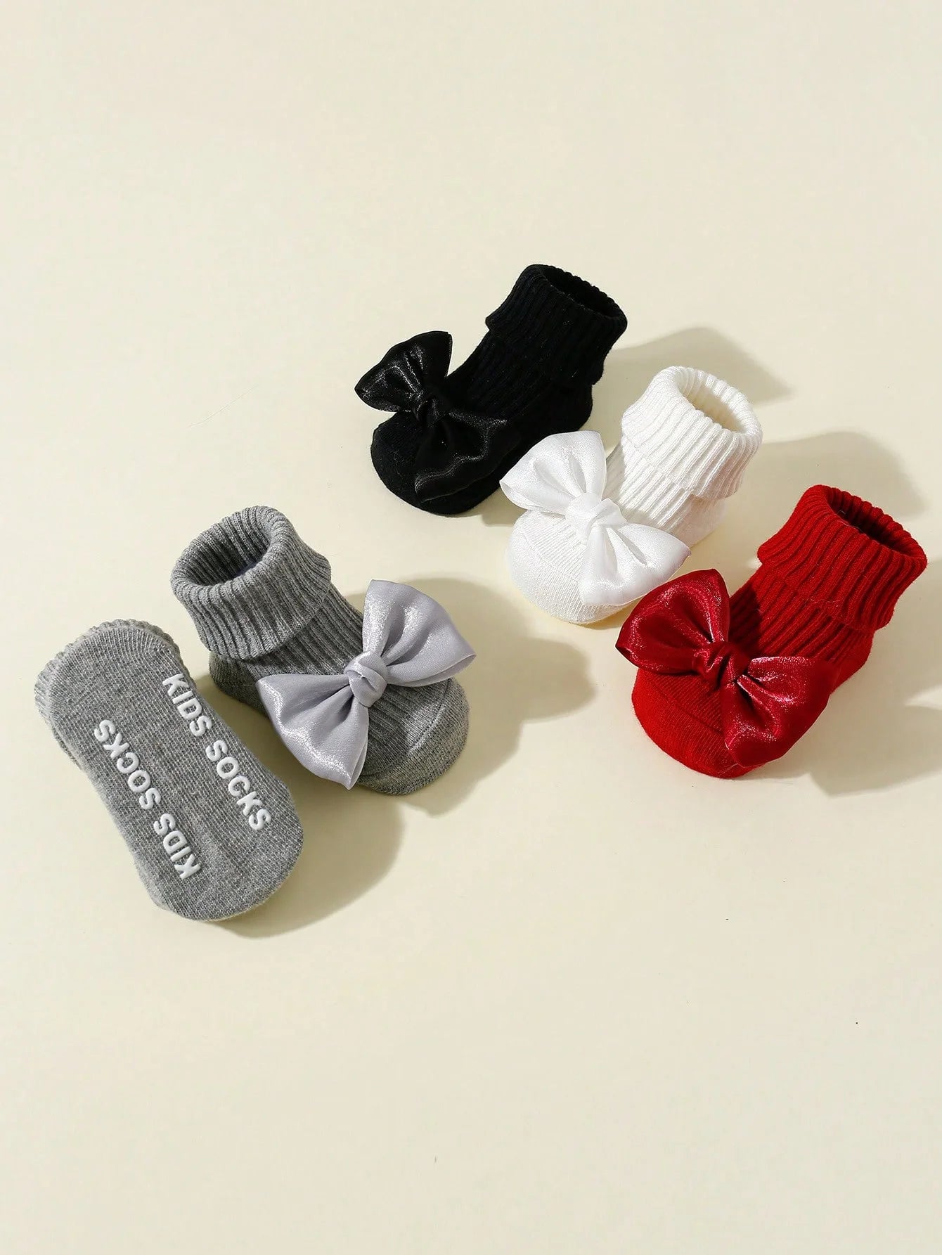 Toddler Bow Cotton Sock Set