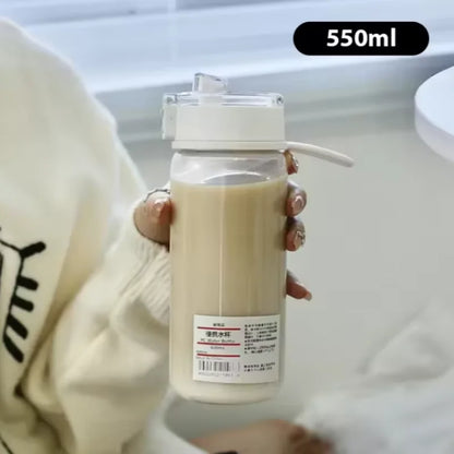 Portable Transparent Kawaii Water Bottle