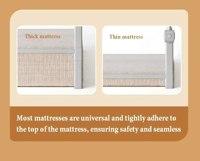 Foldable Baby Bed Guard Rail