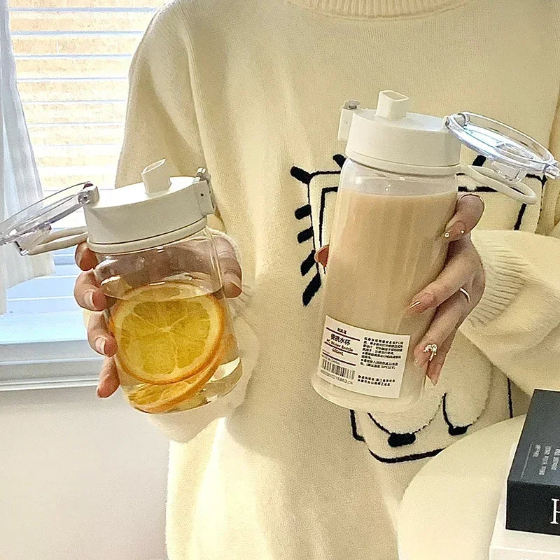 Portable Transparent Kawaii Water Bottle