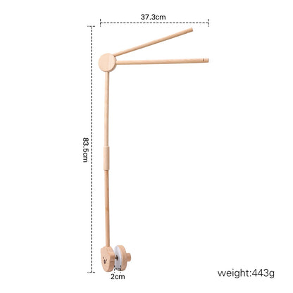 Baby Wooden Bed Bell Bracket Mobile