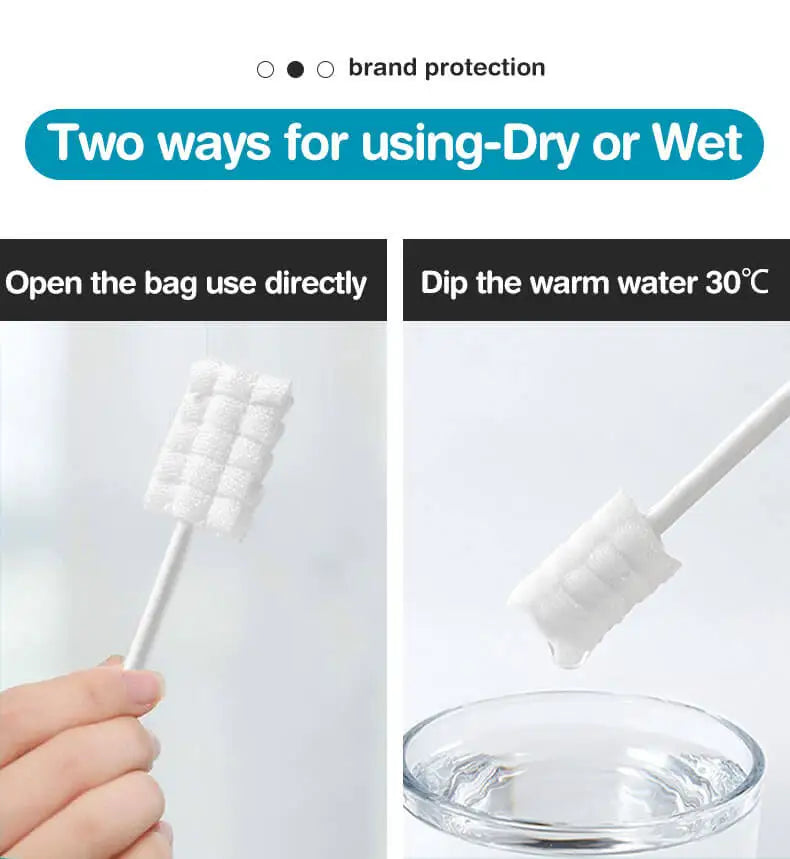 Baby Oral Cleaning Stick Set (60pcs)