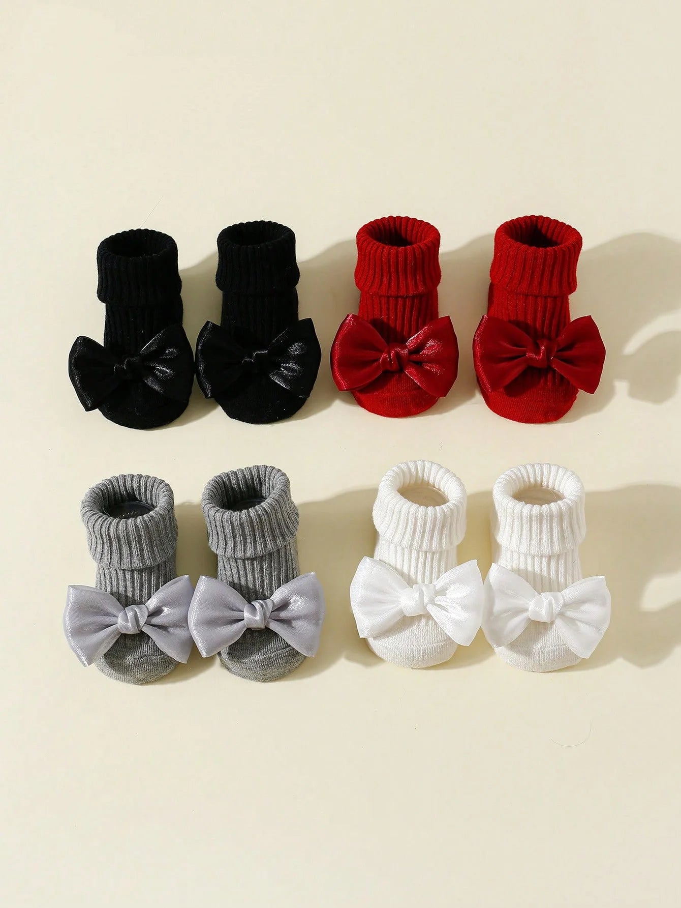 Toddler Bow Cotton Sock Set