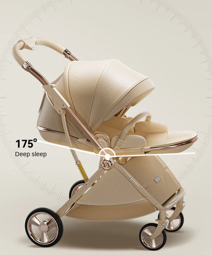 CloudWalker – Premium Leather Baby Stroller
