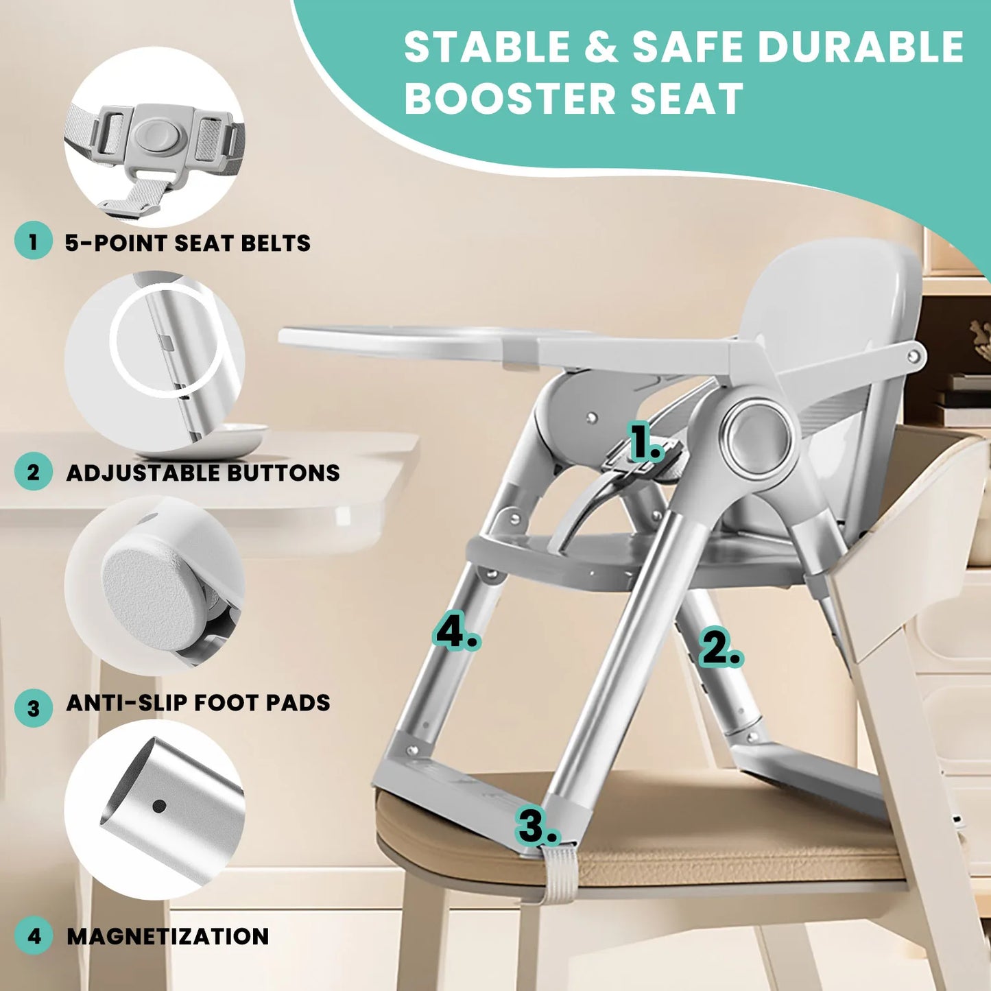 Baby Folding Booster Seat