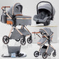 LuxeNest  3-in-1  Baby Strolle
