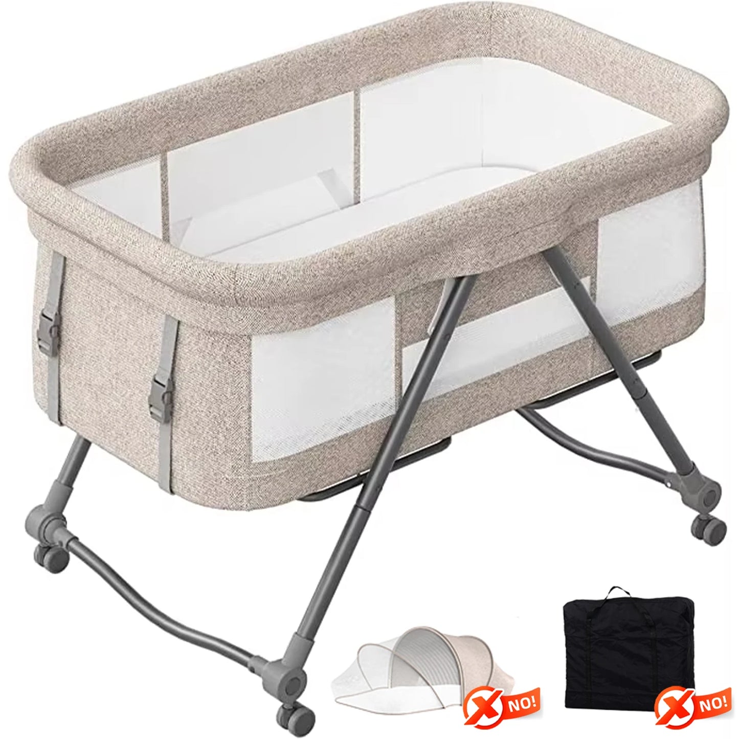 SwiftNest™ Foldable Travel Cot