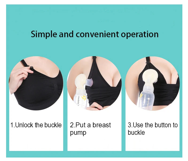 PumpEase™ Hands‑Free Nursing Bra