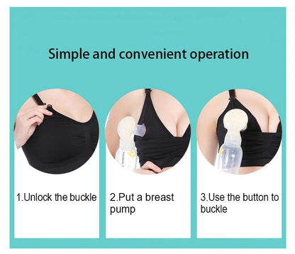 PumpEase™ Hands‑Free Nursing Bra