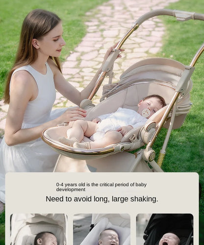 CloudWalker – Premium Leather Baby Stroller