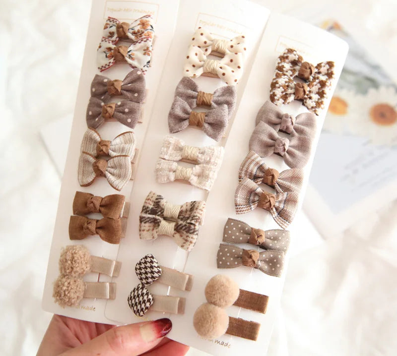 Baby Bow Scrunchie Set