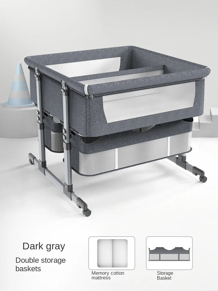 NestEase™ Dual-Level Bedside Cot