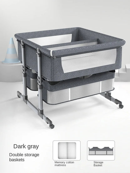 NestEase™ Dual-Level Bedside Cot