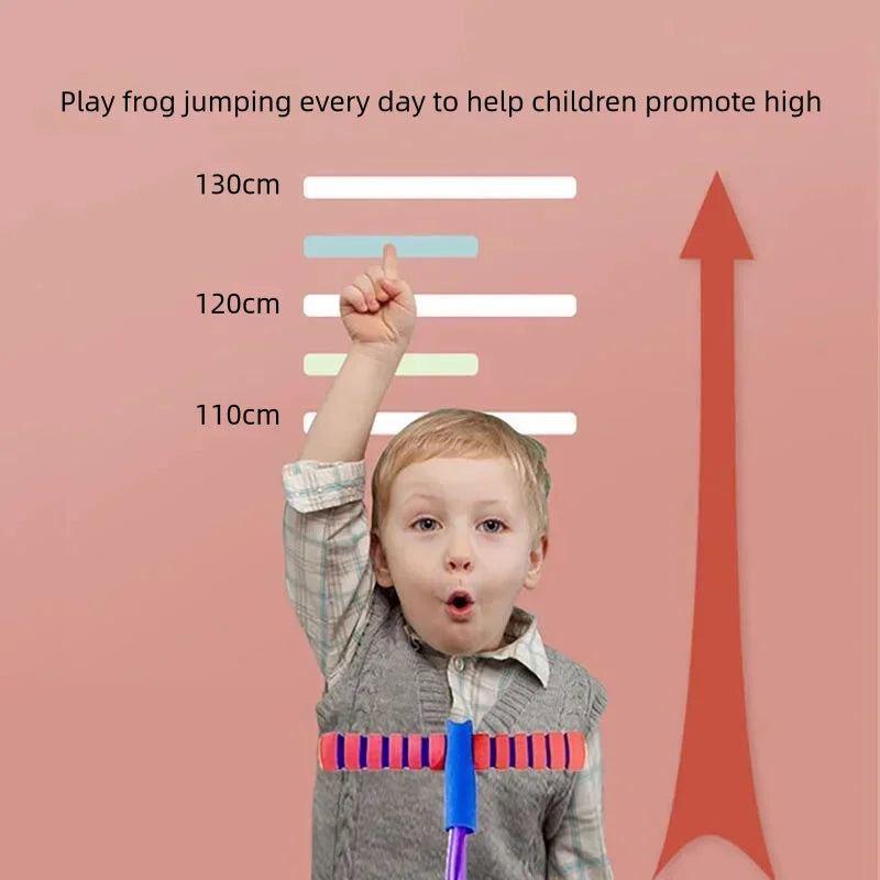 Kids Grow Taller Balance Toy Frog Jumping Set