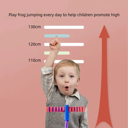 Kids Grow Taller Balance Toy Frog Jumping Set