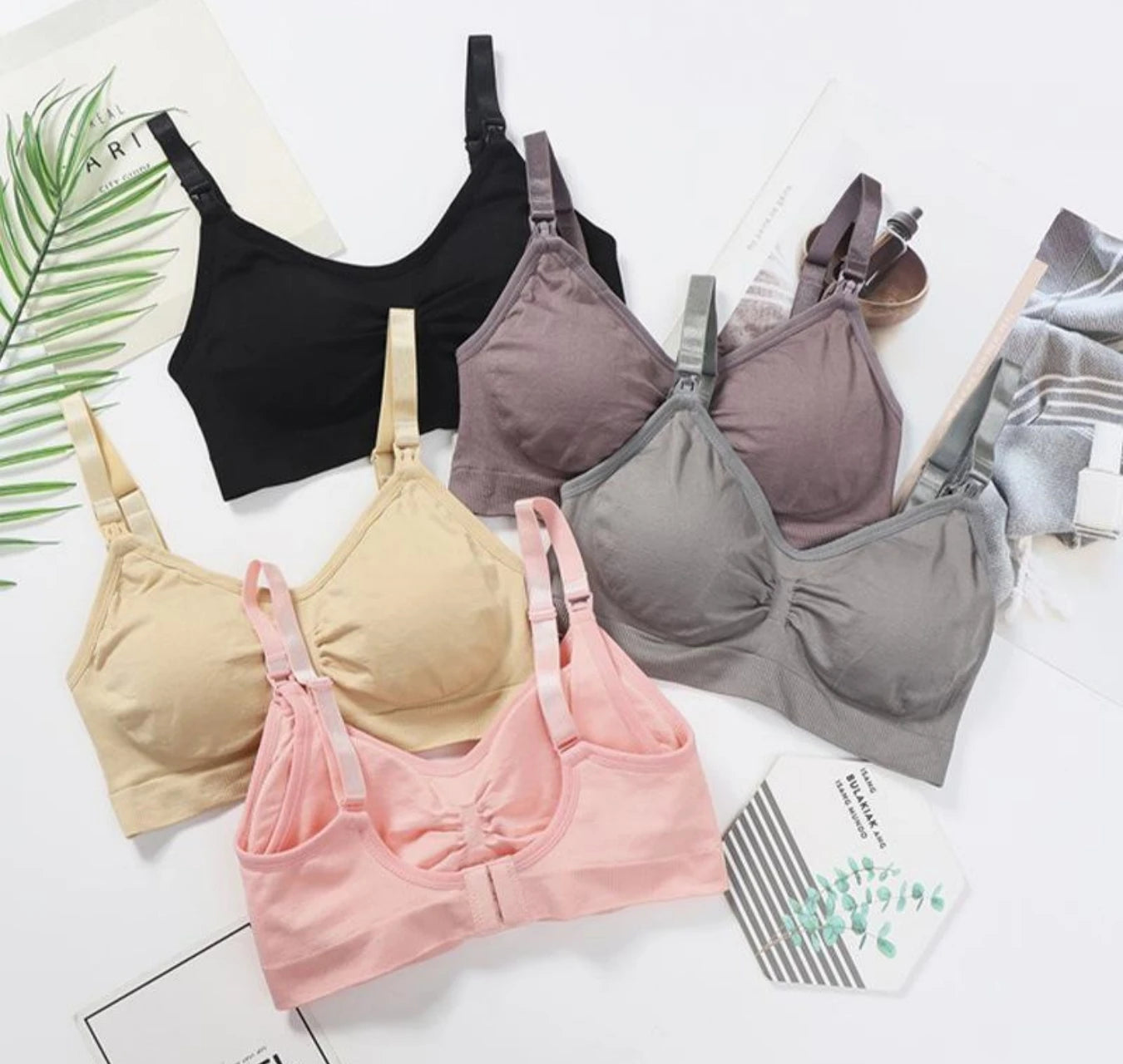 MumSoft™ Seamless Maternity Bra (3‑Pack)