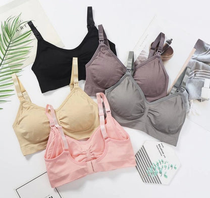 MumSoft™ Seamless Maternity Bra (3‑Pack)