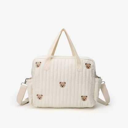 Chic Bear & Tulip Diaper Bag