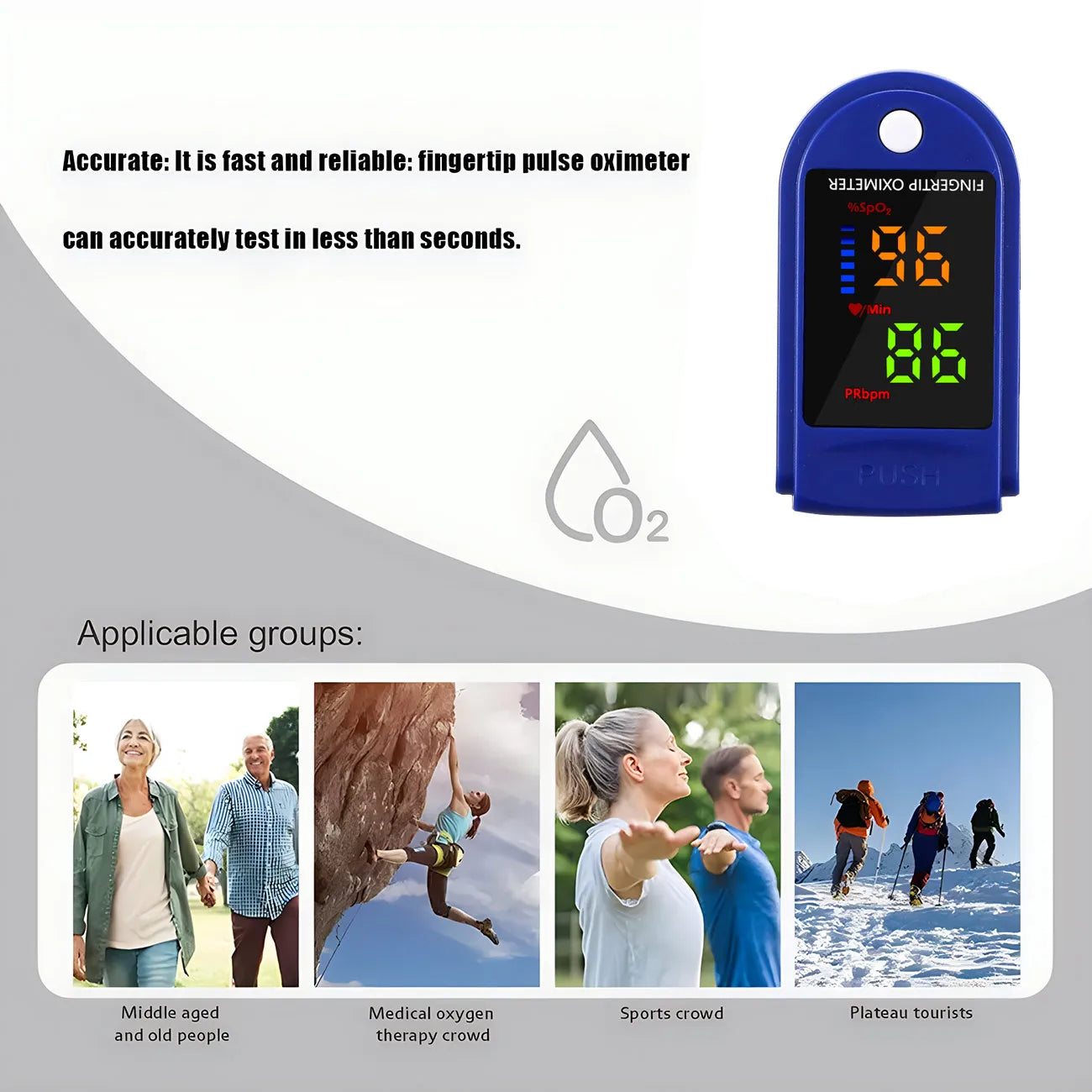 KidPulse™ Child & Infant Finger Oximeter