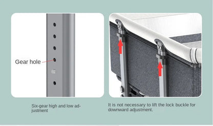 NestEase™ Dual-Level Bedside Cot