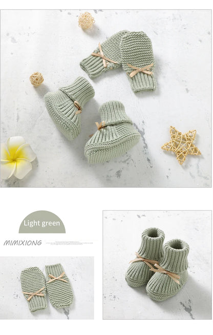 Knitted Newborn Baby Shoes