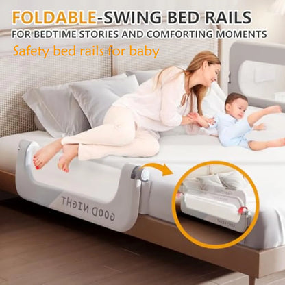 Foldable Baby Bed Guard Rail