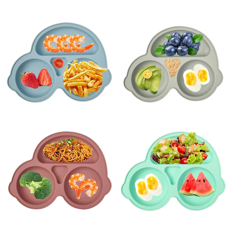 SmilePlate™ Silicone Suction Dining Plate