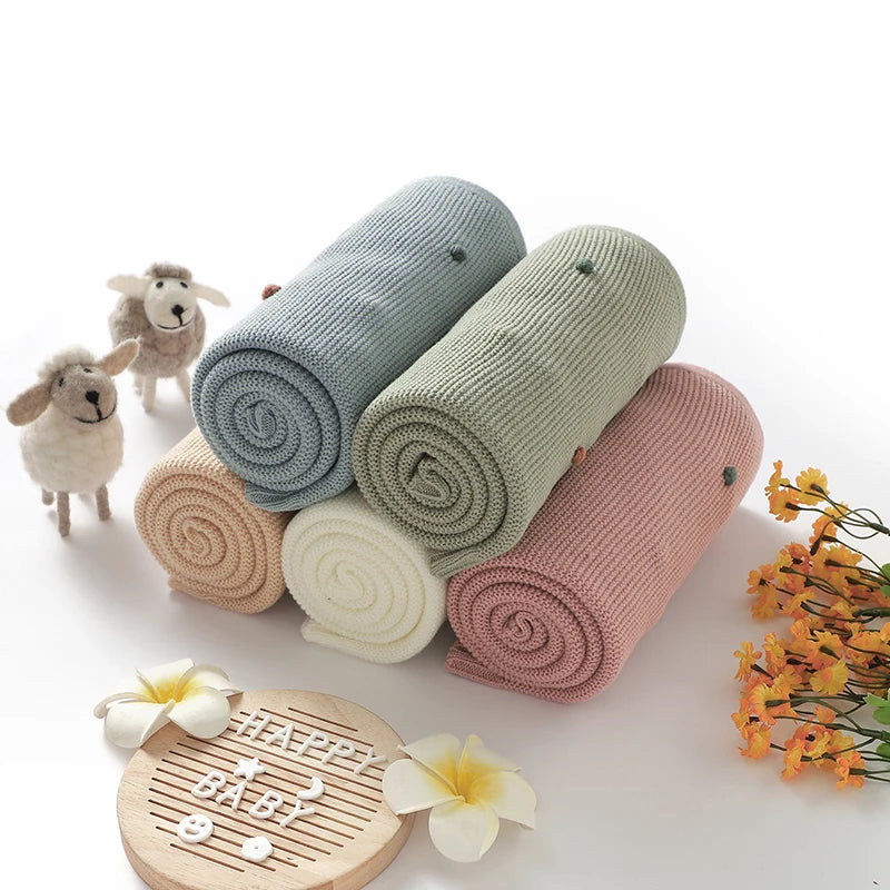 Knit Baby Blanket (90x70cm)