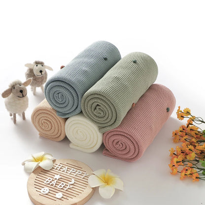 Knit Baby Blanket (90x70cm)