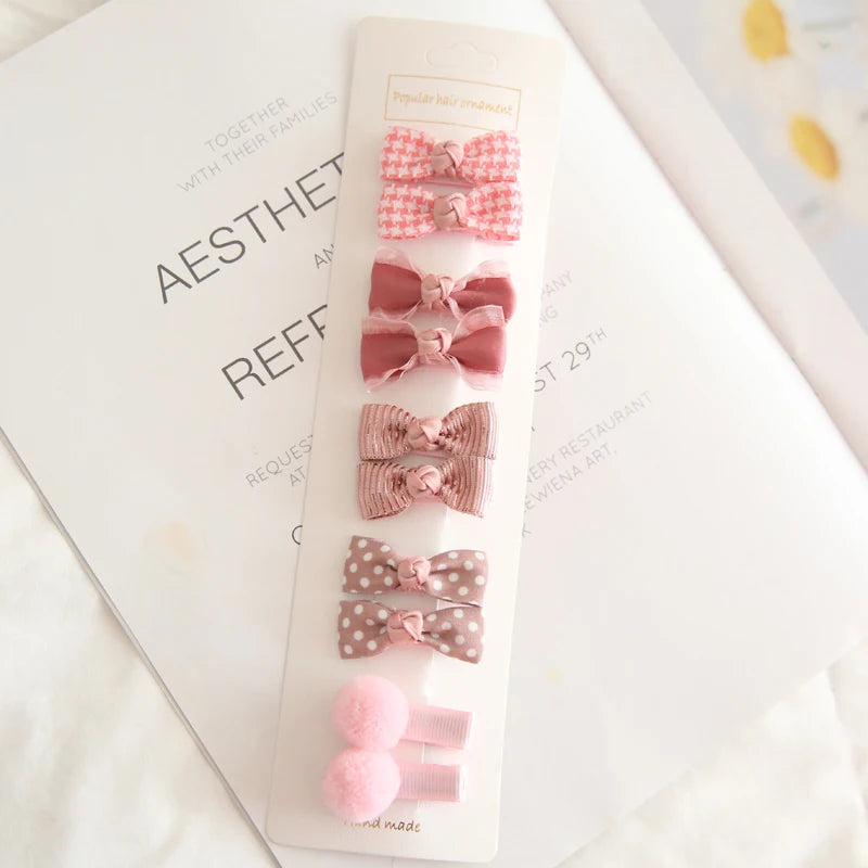 Baby Bow Scrunchie Set