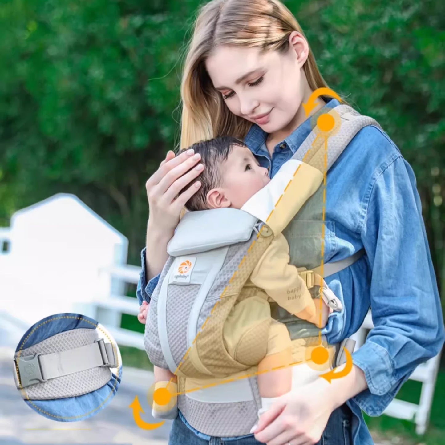 CarryEase™ 360 Ergonomic Baby Carrier