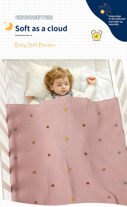 Knit Baby Blanket (90x70cm)